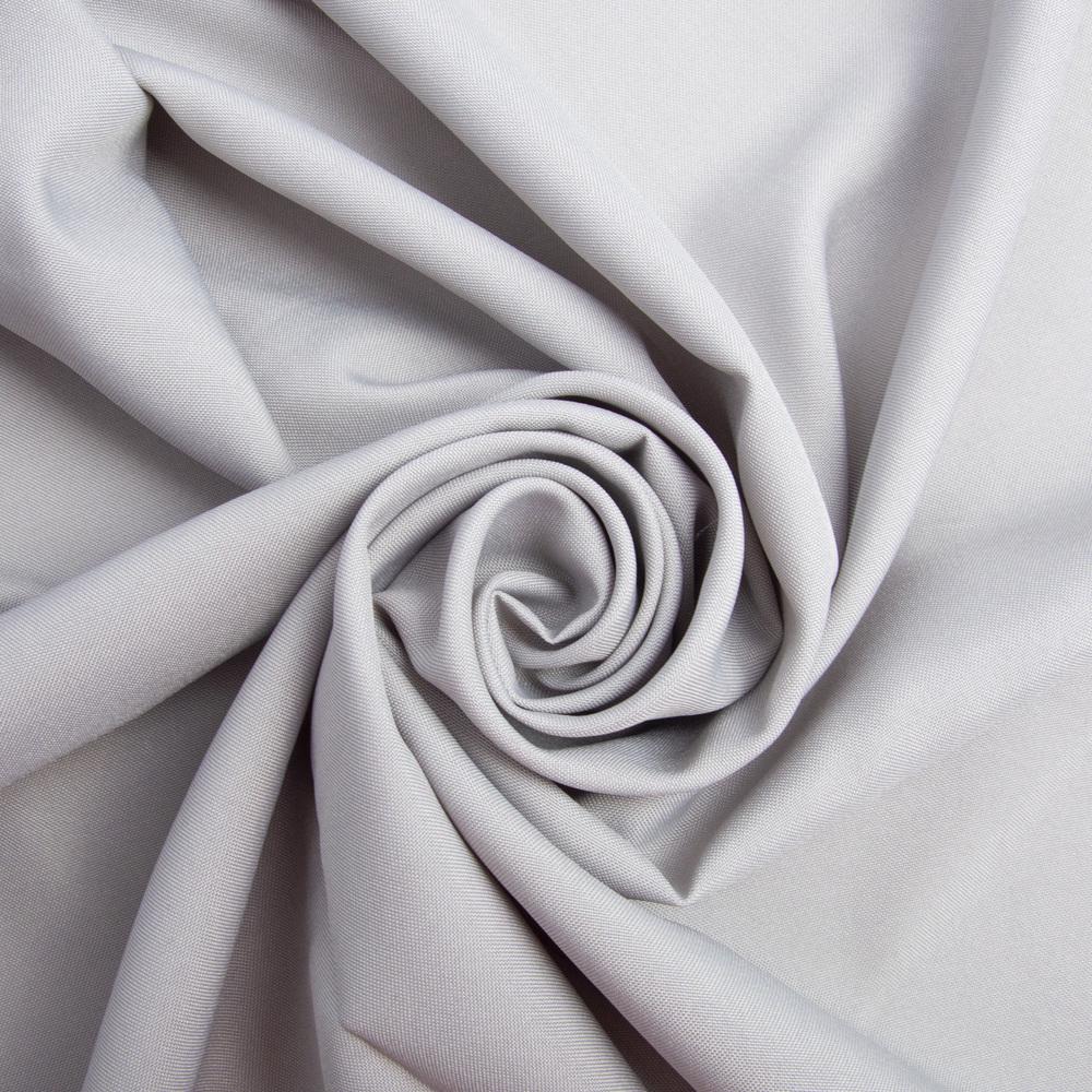 Ткань костюмная габардин Светло-серый