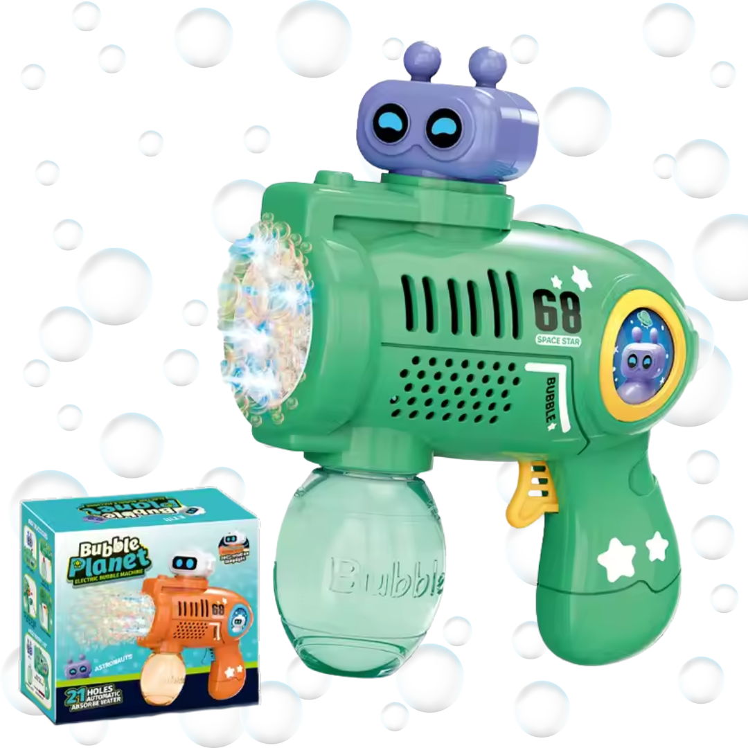Генератор мыльных пузырей для детей Зеленый