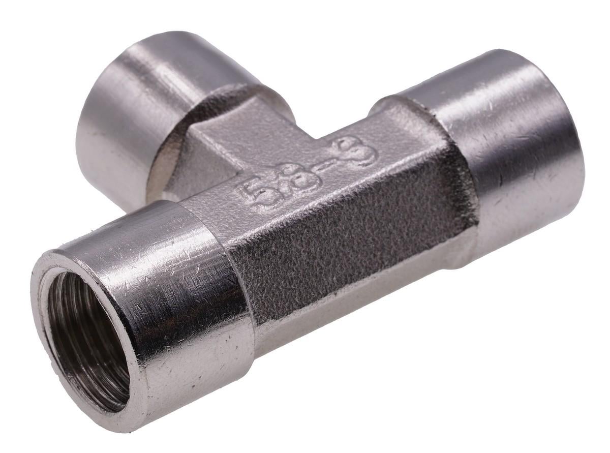 Тройник 5/8"-3 с внутренней резьбой 1/4" 12 мм