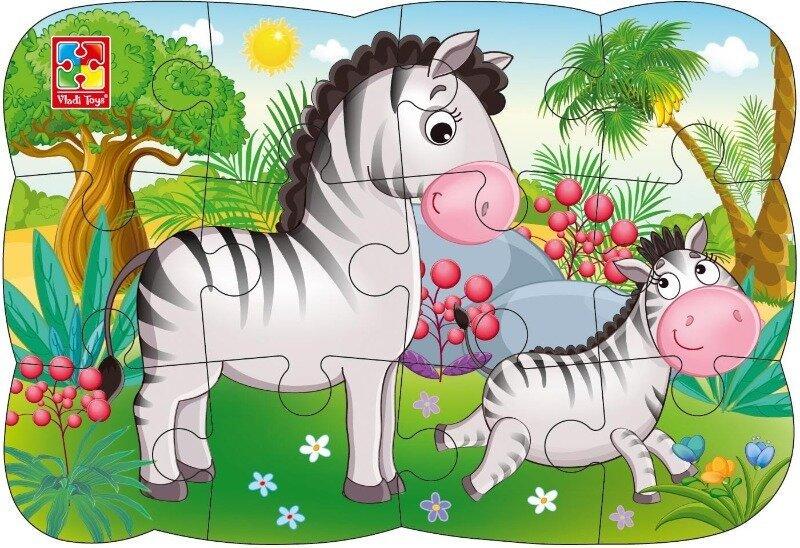 Пазли на магніті Vladi Toys А5 Зебрики (VT3205-75)
