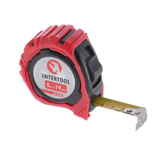 Рулетка з фіксатором Intertool MT-0505 5 м x 19 мм (30000-1)