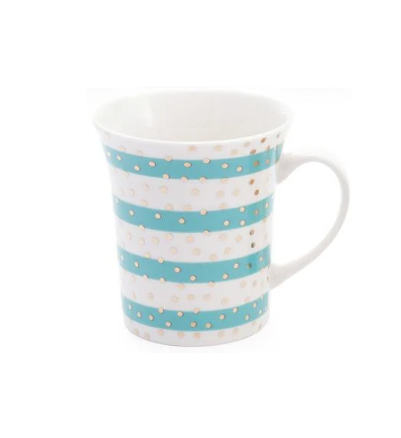 Чашка порцелянова геометрія 250 мл Блакитний