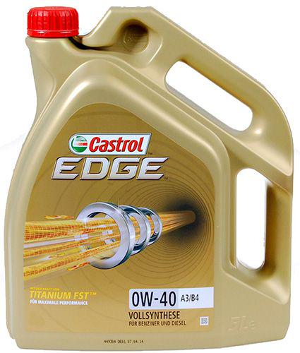 Моторное масло Castrol EDGE Titanium FST 0W-40 A3/B4 4 л