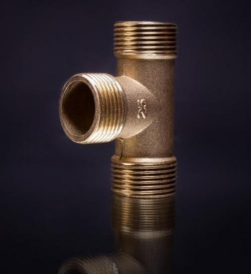 Трійник прохідний Lexline К.0217-1" ННН посилений латунь - фото 2 Трійник прохідний Lexline К.0217-1" ННН посилений латунь - фото 2