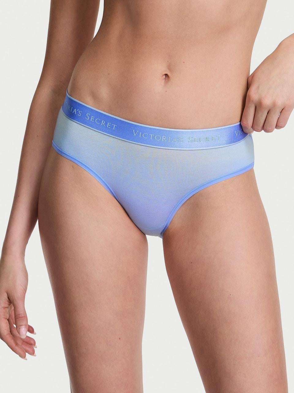 Трусики женские Victoria's Secret Cotton Hiphugger S Синий (2690967344)