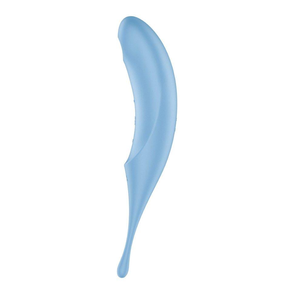 Вибратор для клитора Satisfyer Twirling Pro с вакуумной стимуляцией Blue (38026051)