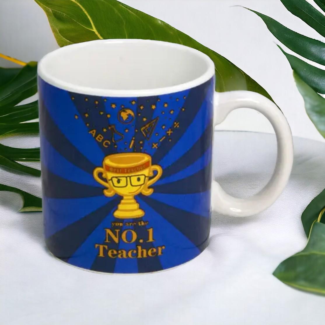 Чашка вчителю "Teacher №1" 600 мл (27-PC0-9213) - фото 3