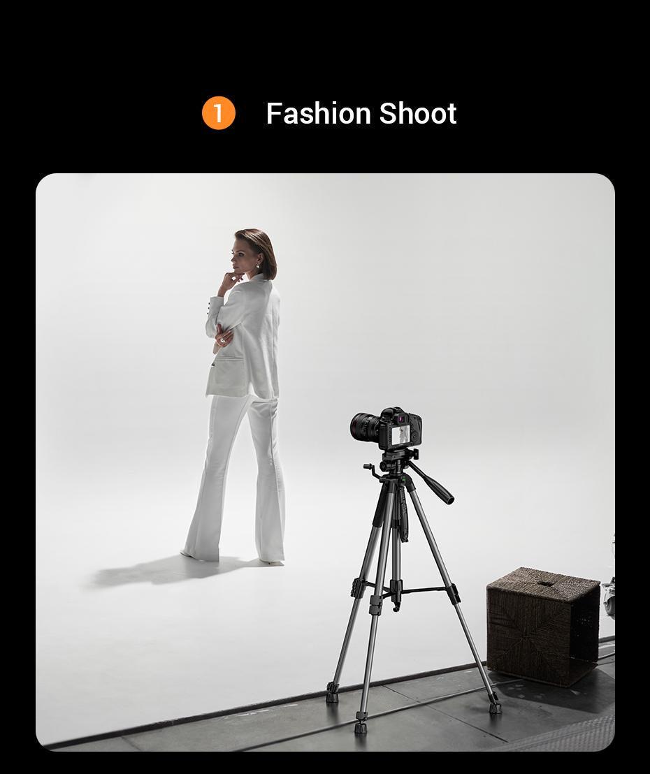 Трипод профессиональный UGREEN 53.5-175 см до 5 кг 360° Черный (15187) - фото 11 Трипод профессиональный UGREEN 53.5-175 см до 5 кг 360° Черный (15187) - фото 11