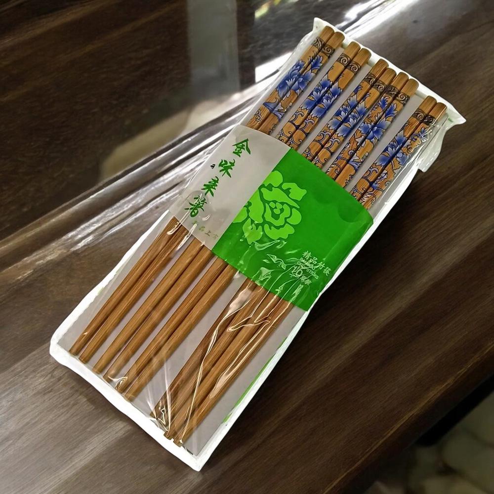 Палочки для суши бамбуковые с узором 10 пар 24,5 см - фото 9 Палочки для суши бамбуковые с узором 10 пар 24,5 см - фото 9