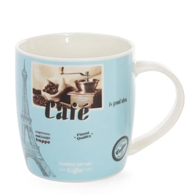 Чашка фарфоровая Flora Французский кофе 0,375 л (31592)