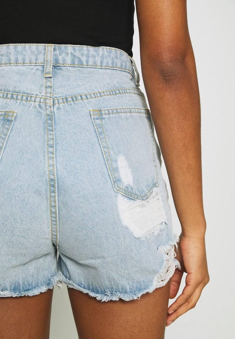 Шорти джинсові Missguided з високою талією L - фото 6 Шорти джинсові Missguided з високою талією L - фото 6