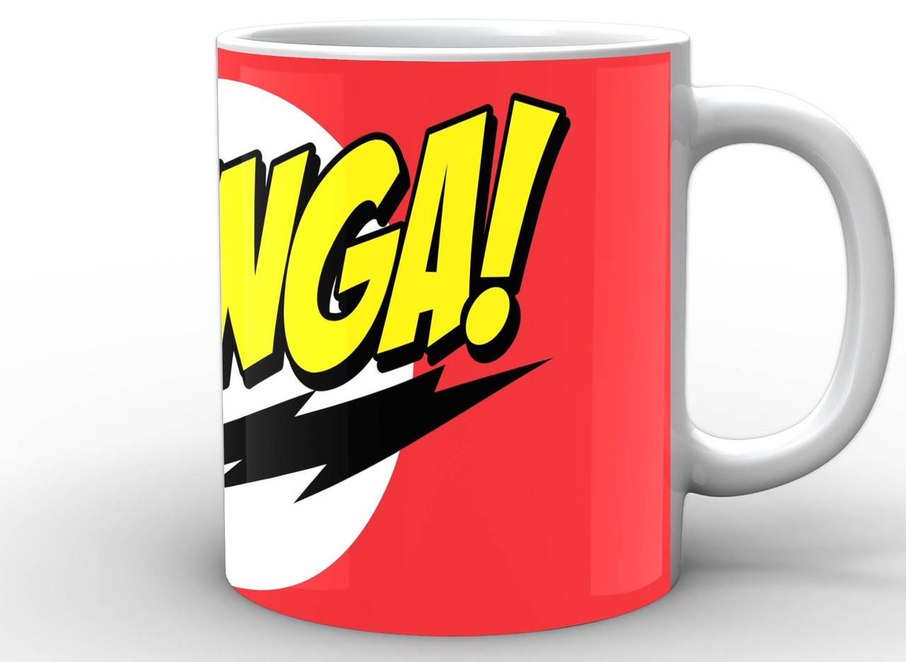 Чашка Geek Land Теория большого взрыва The Big Bang Theory Bazinga BB.002.03 Белый