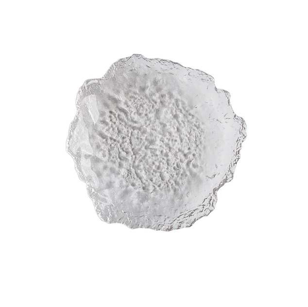 Тарелка стеклянная Белый лед 24 см (O8030-152)