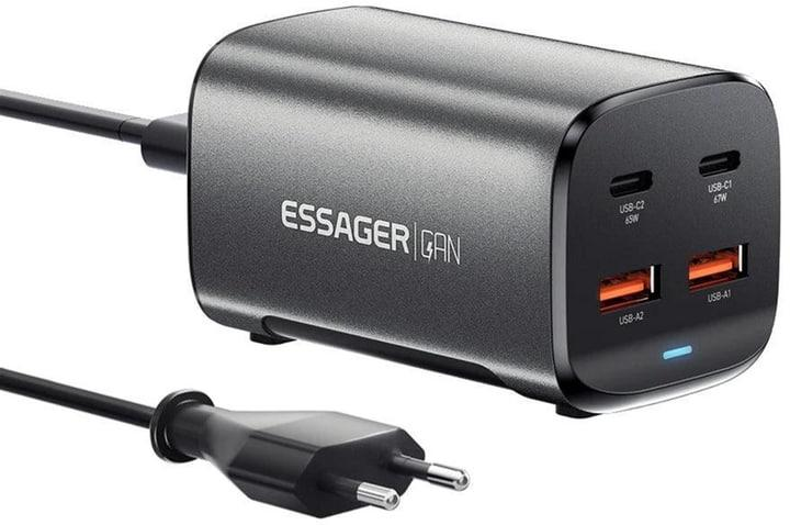 Зарядний пристрій мережевий Essager GaN Desktop Charger 67W PD3.0/QC4.0/QC3.0 Grey (23513405)