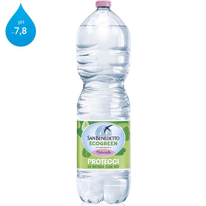 Вода минеральная негазированная San Benedetto EcoGreen 6 шт. х 2 л (18203) - фото 3 Вода минеральная негазированная San Benedetto EcoGreen 6 шт. х 2 л (18203) - фото 3