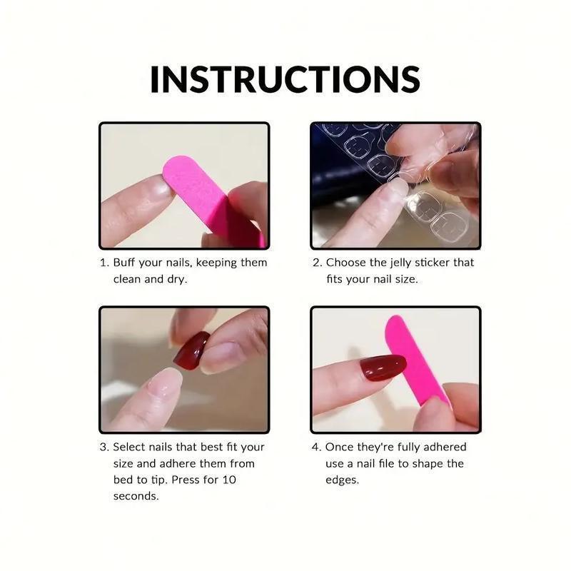 Накладные ногти Френч с сердцем с клеевыми пластинами 24 шт. Алый (2689612562) - фото 10 Накладные ногти Френч с сердцем с клеевыми пластинами 24 шт. Алый (2689612562) - фото 10