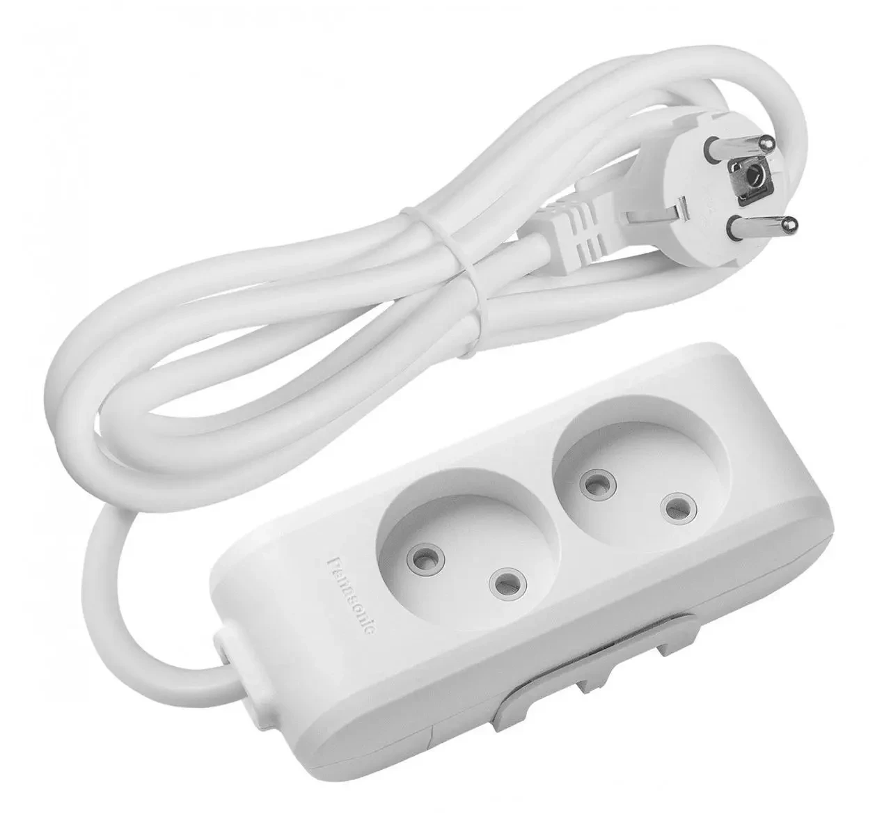 Удлинитель Panasonic X-tendia 2 розетки 2 м без заземления (9WLTB02222GR-UA)