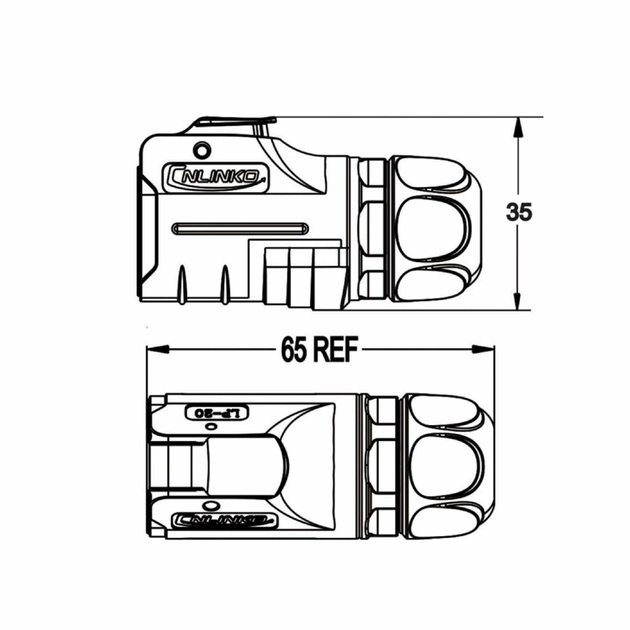 Штекер герметичный CNlinko LP-20-C09PE-01-022 IP67 9pin 5 A 250 В (7048) - фото 3