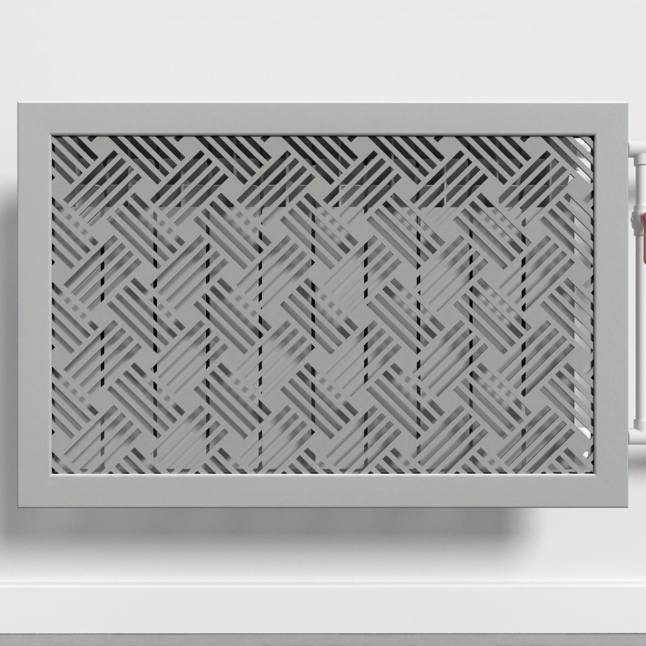 Решетка-экран на батарею SMARTWOOD 300 мм Серый Бетон (R20311109)