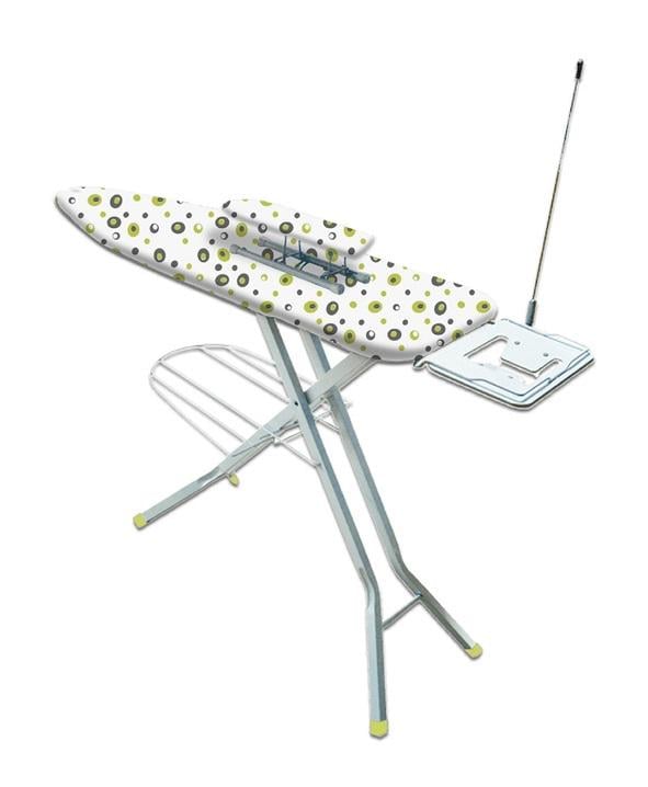 Прасувальна дошка Мій Дім Perfect 122x38 см з підрукавником і полицею