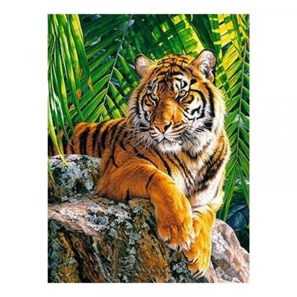 Алмазна мозаїка TK Group Тигр 40х30 см з рамкою в коробці (GB71774-mt)