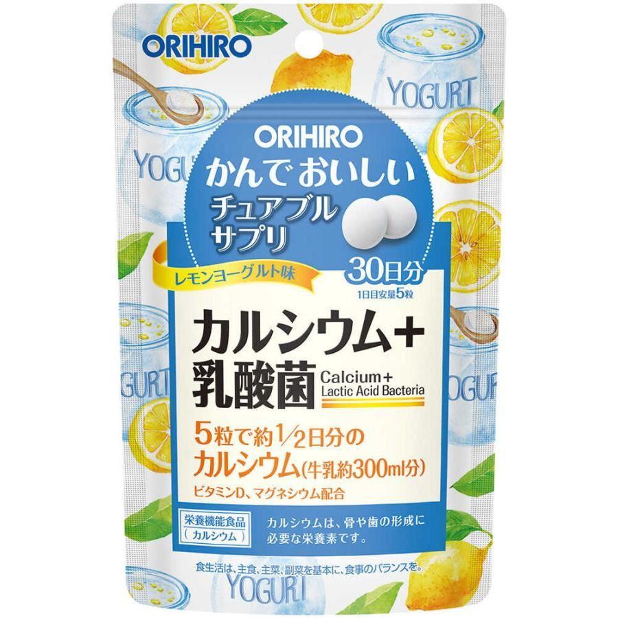 Комплекс кальций и лактобактерии Orihiro Chewable Calcium жевательный 150 драже (2845356954)