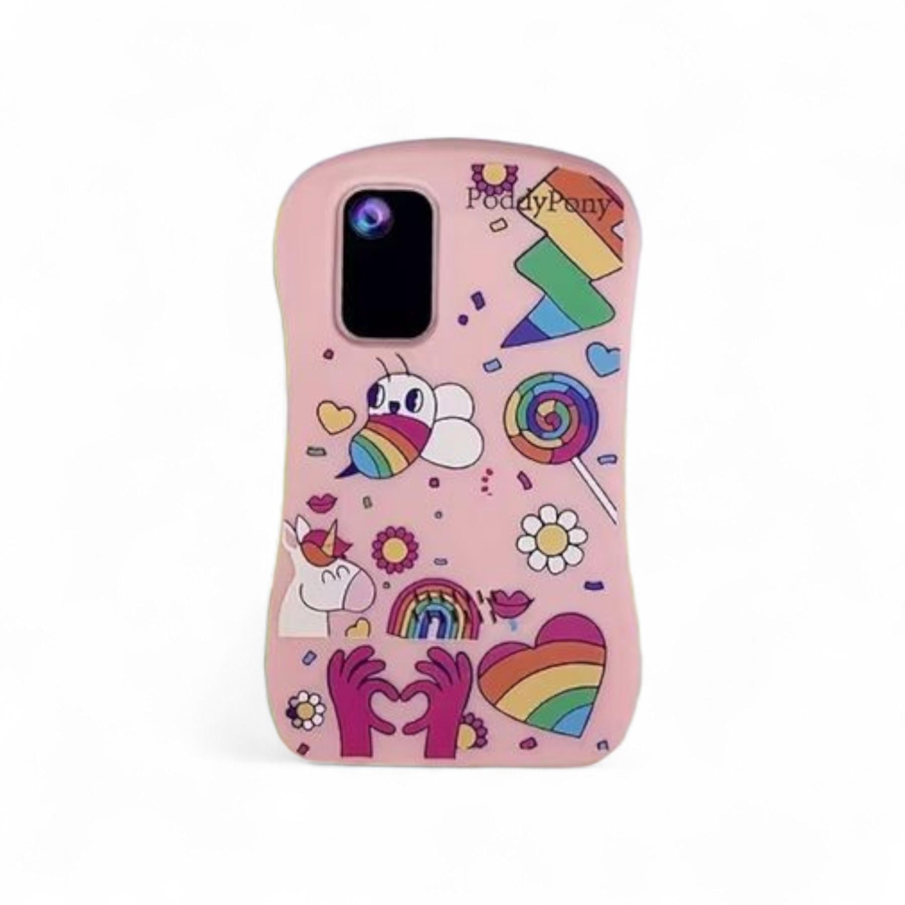 Смартфон детский с двойной розовой камерой Pink (C6-H1)