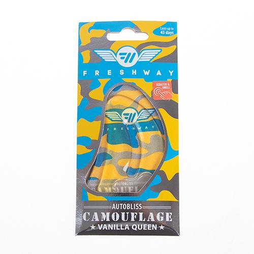 Освіжувач повітря рідкий Fresh Way Camouflage AutoBliss Vanilla Queen 8 мл (00000051133)
