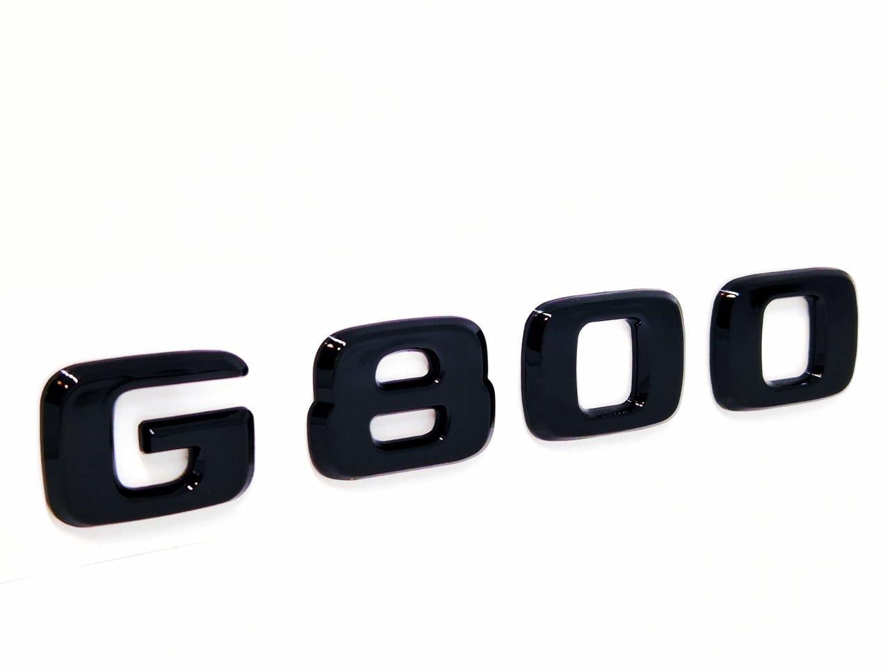 Емблема G800 Mercedes-Benz G-Class на багажник Чорний глянець (2898950984)