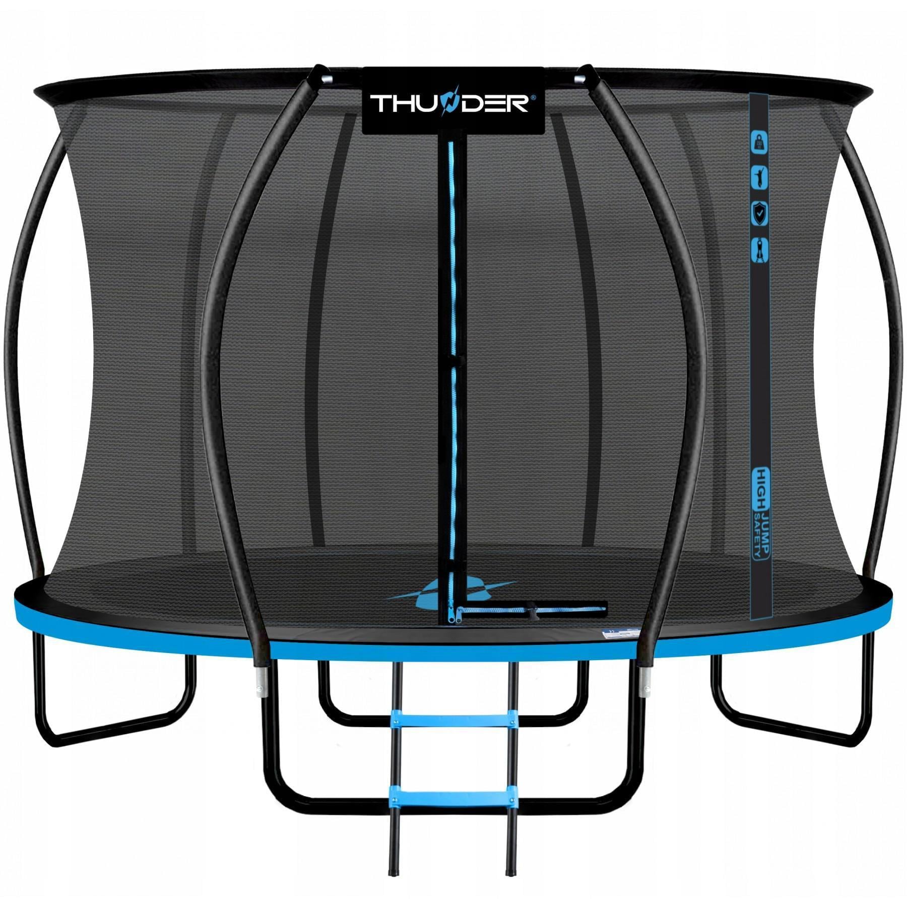 Батут с внутренней сеткой Thunder Inside Ultra 14FT 435 см Black/Blue