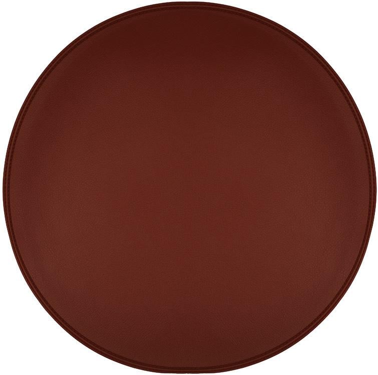 Набор сервировочных ковриков ECO из эко-кожи 12 шт. 38 см Бургунди