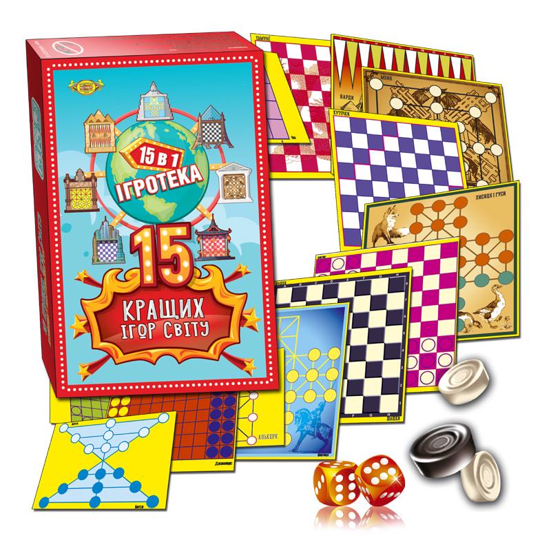 Настільна гра Майстер Ігротека 15 найкращих ігор світу (МКС0213)