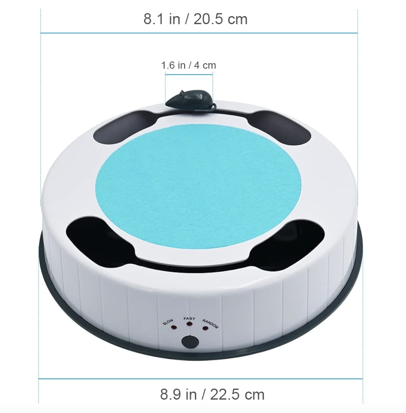 Іграшка інтерактивна для котів миша-торт 22 см - фото 2 Іграшка інтерактивна для котів миша-торт 22 см - фото 2