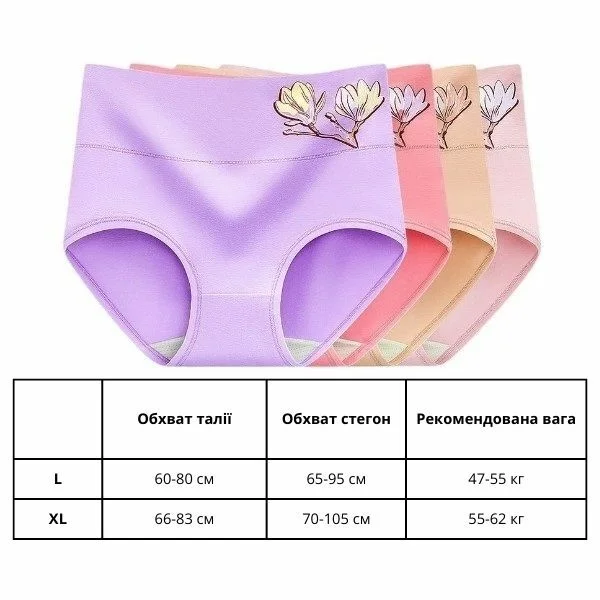 Трусы женские C00329-1 с высокой посадкой-слипы 5 шт. L - фото 11