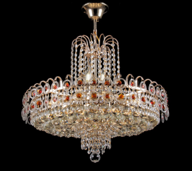 Кришталева люстра L5211/600х500/8/2/1 FGD Білий/Золото/Коричневий (AN000318) Кришталева люстра L5211/600х500/8/2/1 FGD Білий/Золото/Коричневий (AN000318)