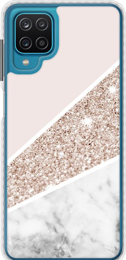 Чехол на Samsung Galaxy A12 A125F Пастельный мрамор (4342pc-2201-42517)