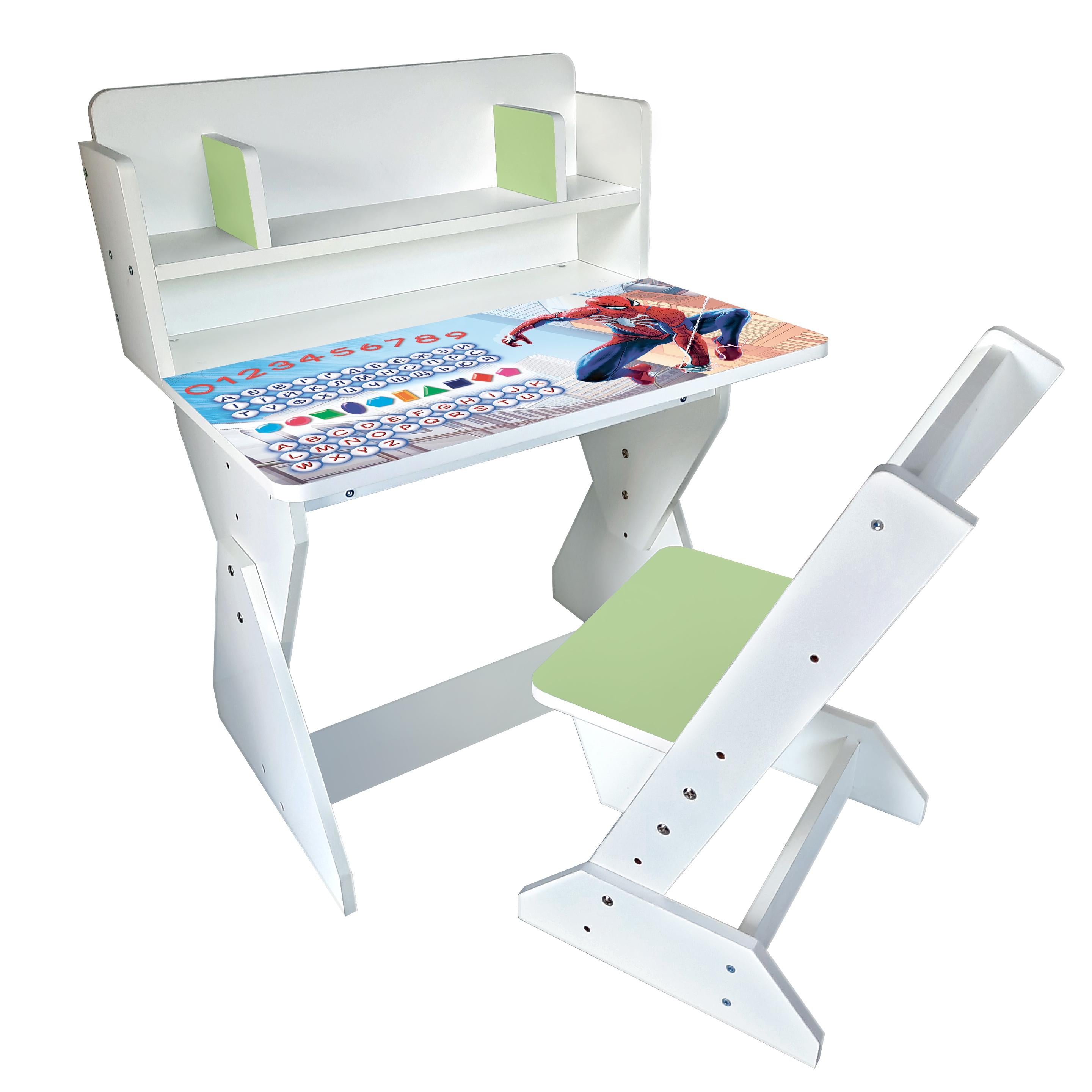 Парта со стульчиком Holy Wood П01 регулируемая с рисунком Человек Паук (18137519)