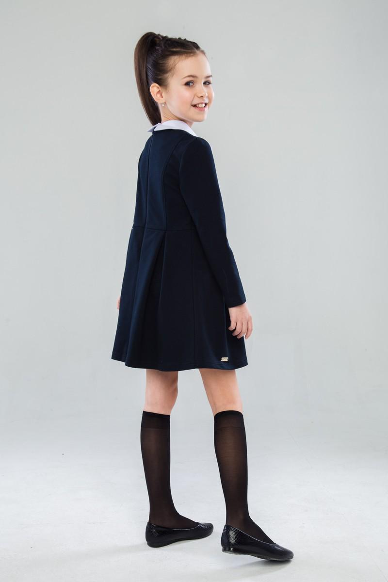 Платье для девочки Линея школьное 122 см Черный - фото 2