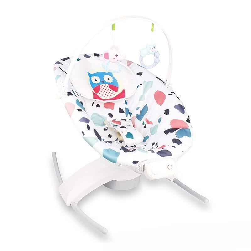 Дитячий шезглонг-гойдалка Multifunction Baby's Cradle Bed Різнокольоровий