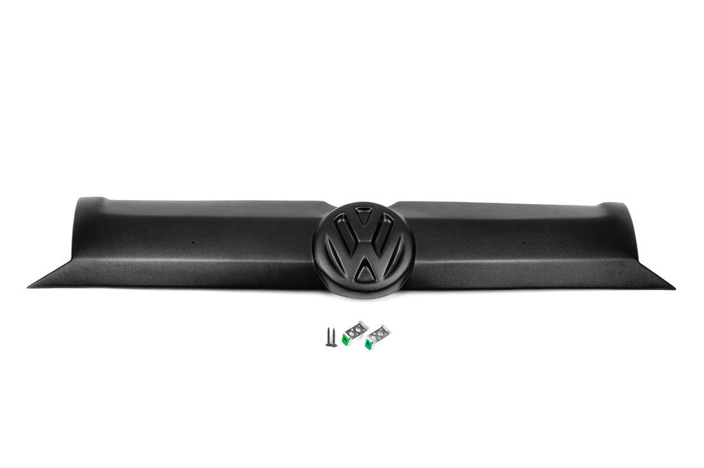 Зимняя накладка на верхнюю решетку Матовая Digital Designs для Volkswagen T5 2010-2015 гг. abs-пластик Черный
