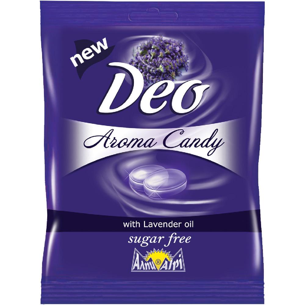 Леденцы без сахара Лаванда Deo Aroma Candy упаковка 60 г