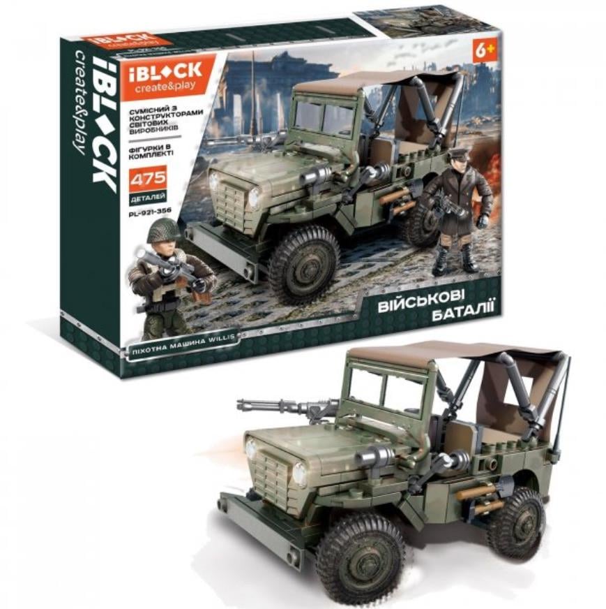 Конструктор Iblock Военные баталии 475 дет.
