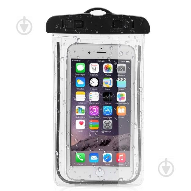 Водонепроницаемый чехол EasyWay для фото и видео под водой до 6.5 дюймов Черный (HbP050351)