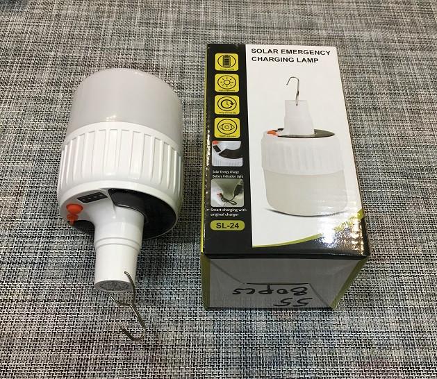 Кемпинговая лампа с крючком и АКБ и солнечной панелью SL-24/55 - фото 3 Кемпинговая лампа с крючком и АКБ и солнечной панелью SL-24/55 - фото 3