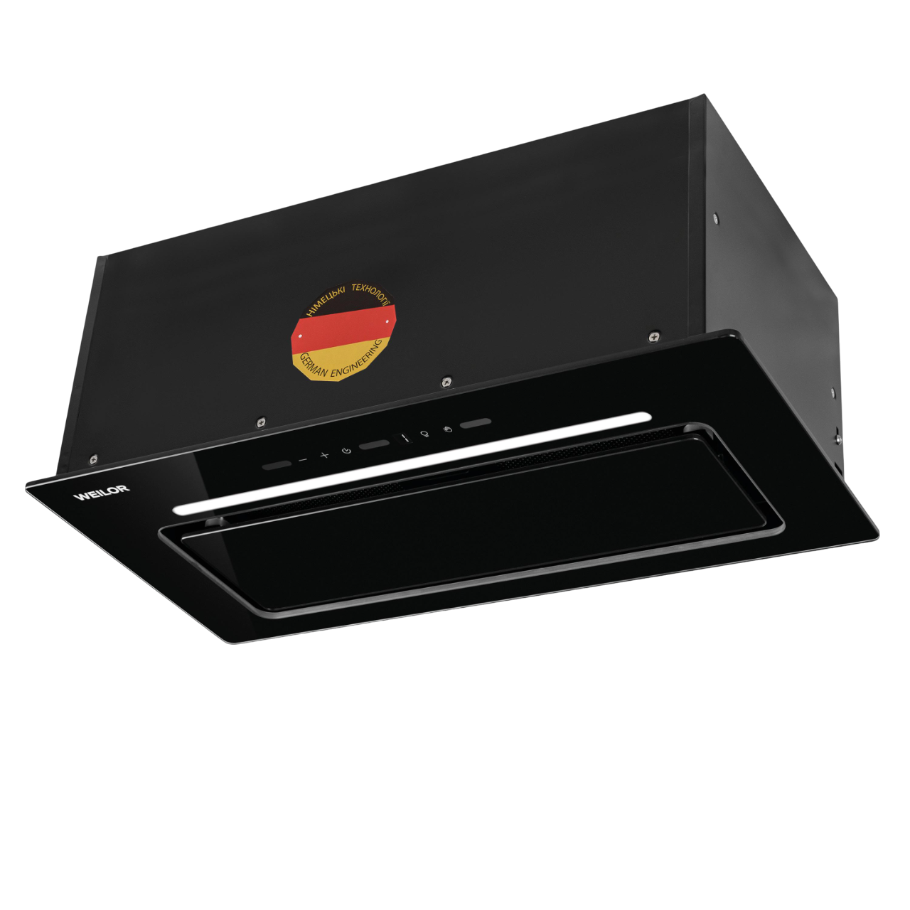 Вытяжка Weilor LUMINA WBG 69 Black Silence Черный (5905538402119)