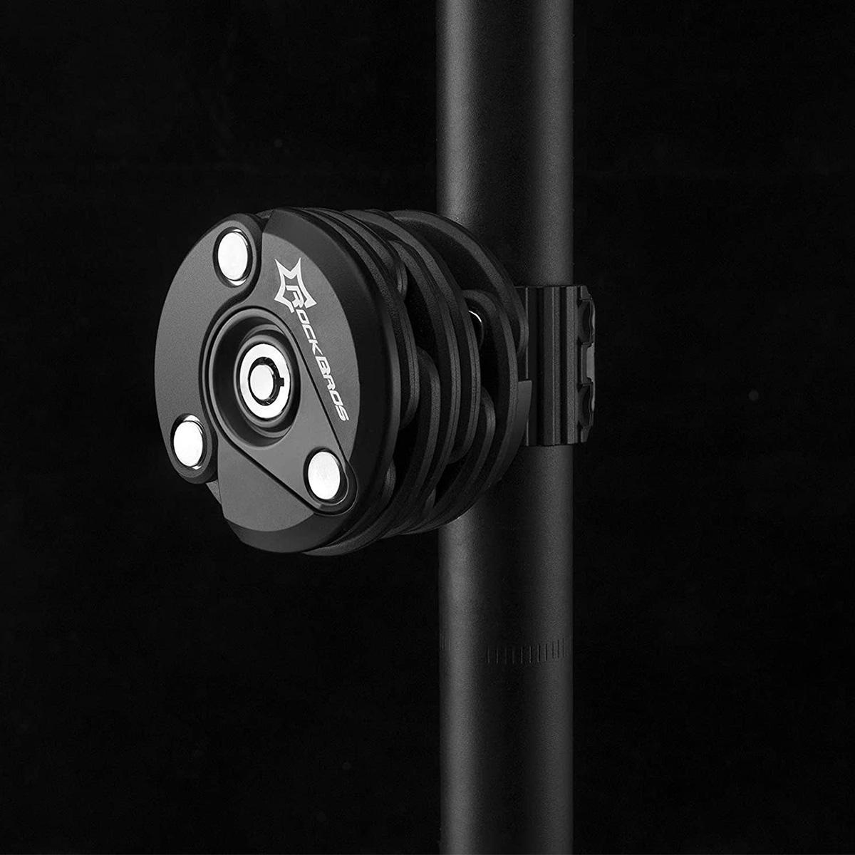 Замок велосипедный Rockbros WL798 65 см Черный (RB-WD798-2410) - фото 8 Замок велосипедный Rockbros WL798 65 см Черный (RB-WD798-2410) - фото 8