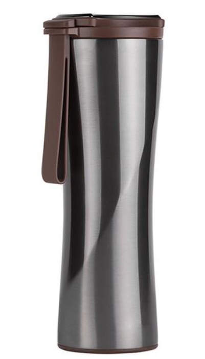 Термокружка Kiss Kiss Fish MOKA OLED 430 мл Grey