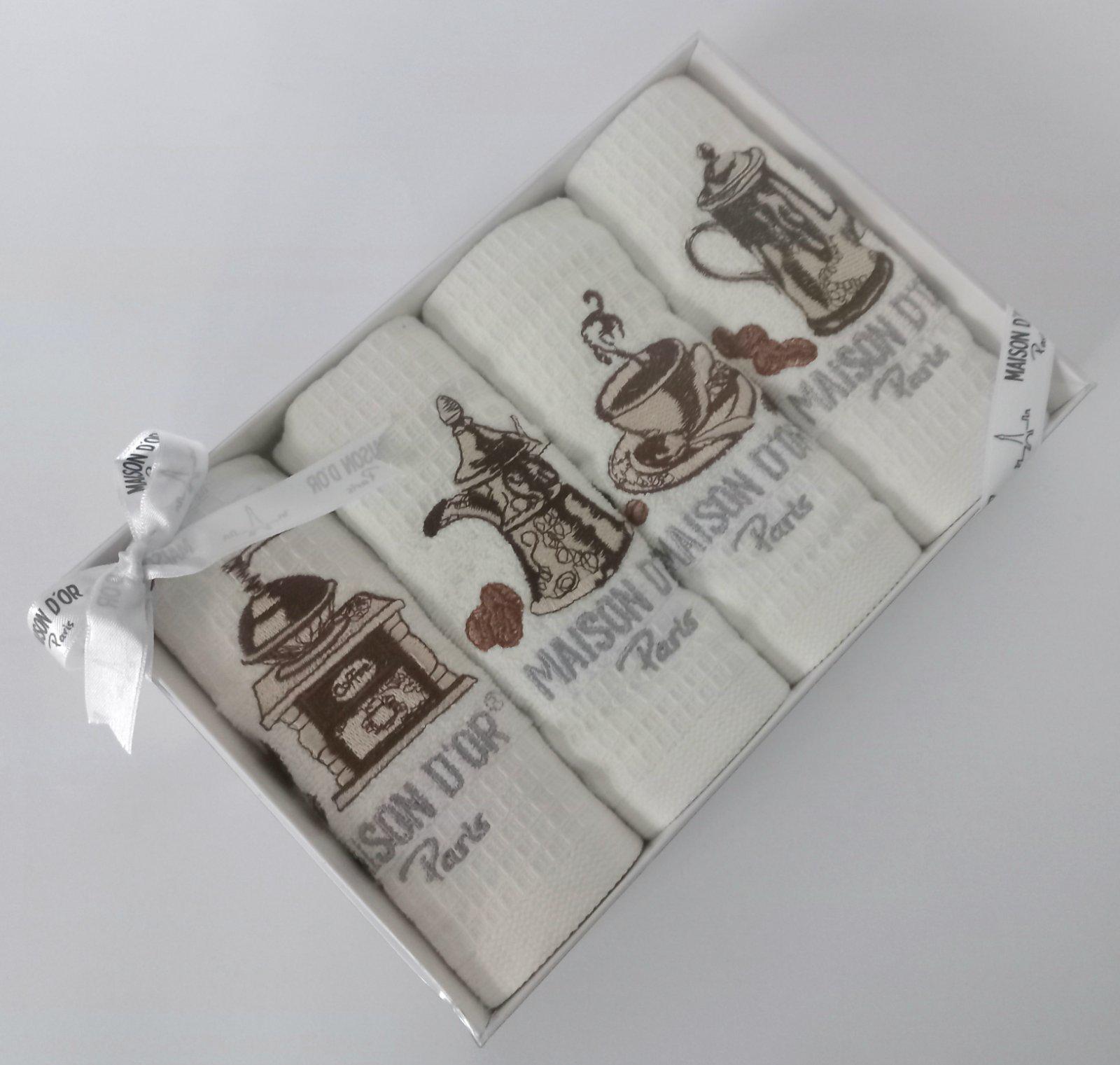 Подарочный набор полотенец Maison D'or Coffee Ekru (CN9127)