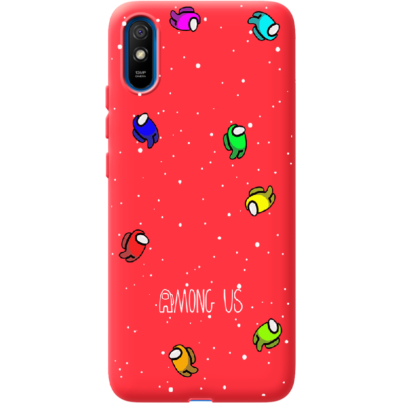 Чохол BoxFace Xiaomi Redmi 9A Among Us Invisible Червоний силікон  (40304-bk76-41928)