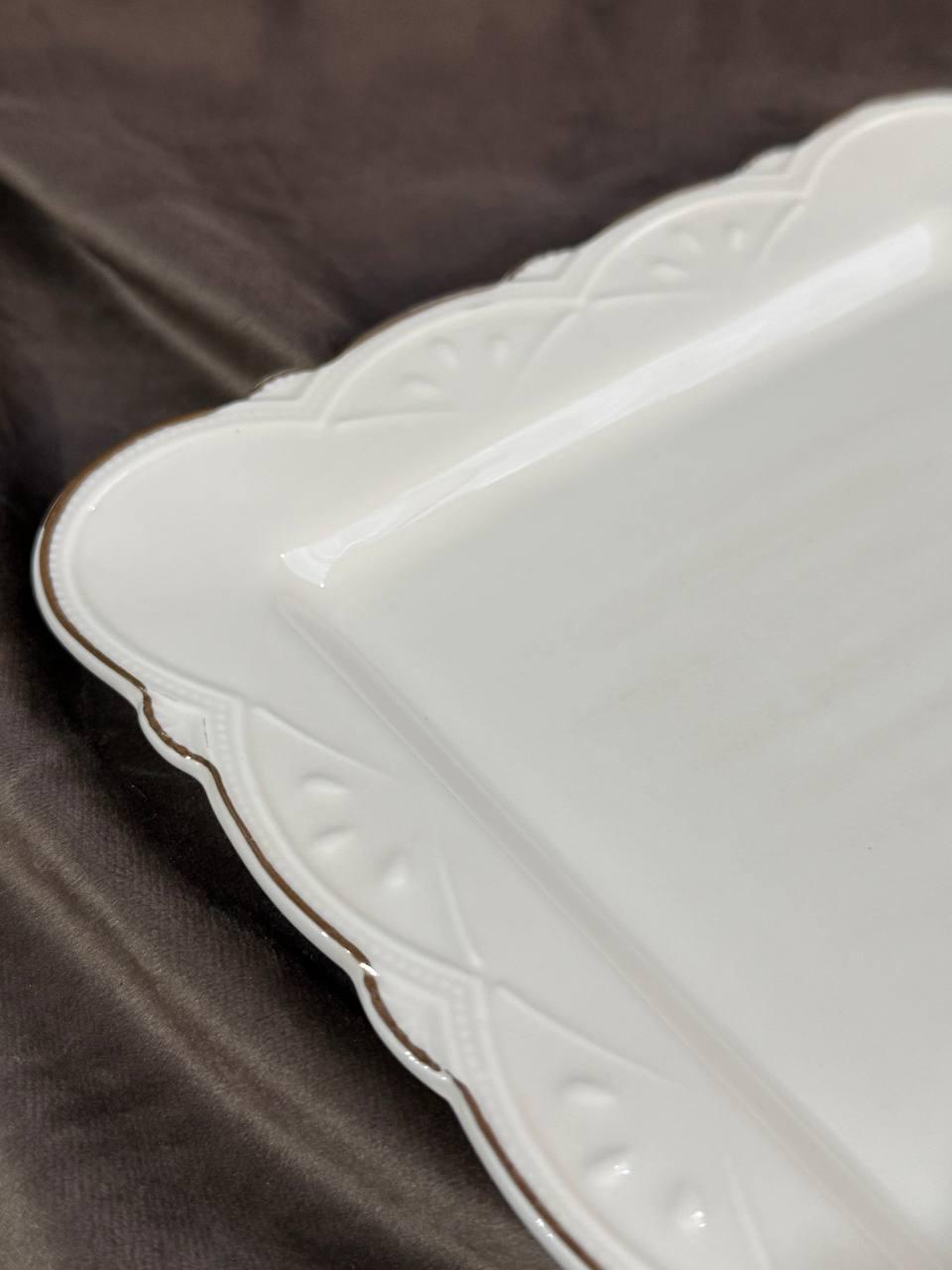 Тарілка десертна YIWU HP-20-33 керамічна 20 см Білий (HP-20-33) - фото 2 Тарілка десертна YIWU HP-20-33 керамічна 20 см Білий (HP-20-33) - фото 2